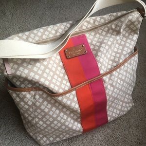 Kate Spade Serena Diaper Bag- Classic Spade Stucco